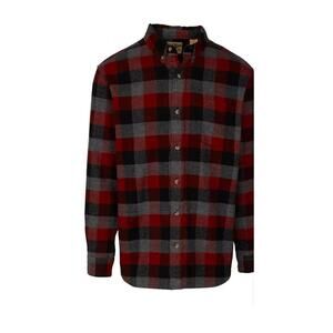 Red Head Flannel Shirt Men’s Medium Red Black Buffalo Plaid 100% Cotton NWT